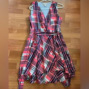 Banana Republic Pink Plaid Dress